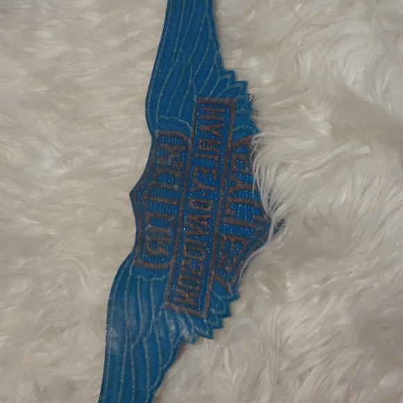 Vtg Harley-Davidson Iconic Wing Logo Patch - Picture 8 of 9